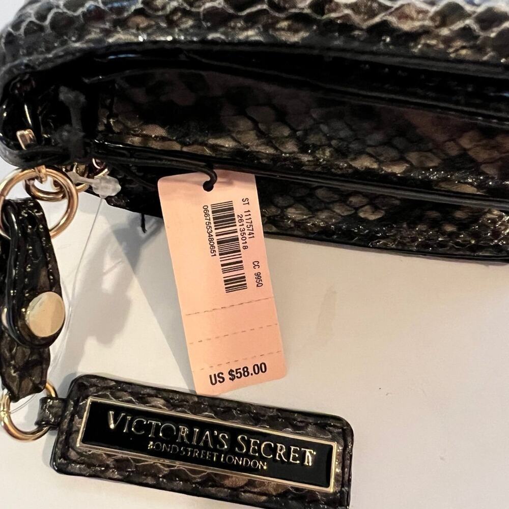 Victoria’s Secret ladies wallet, clutch, faux snakeskin - Picture 3 of 12